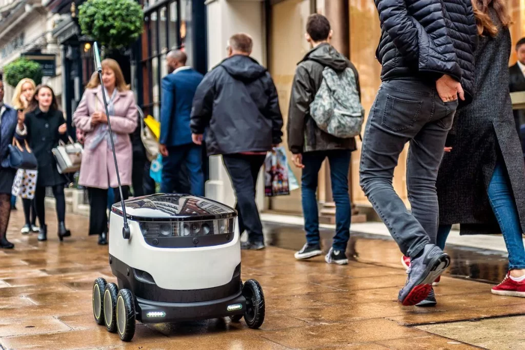 Starship autonomous drone delivery MK, UK